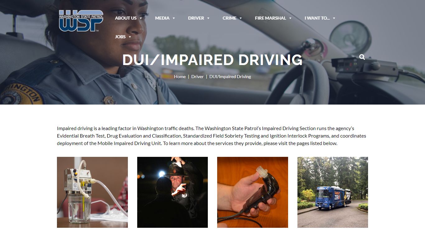 DUI/Impaired Driving - WSP